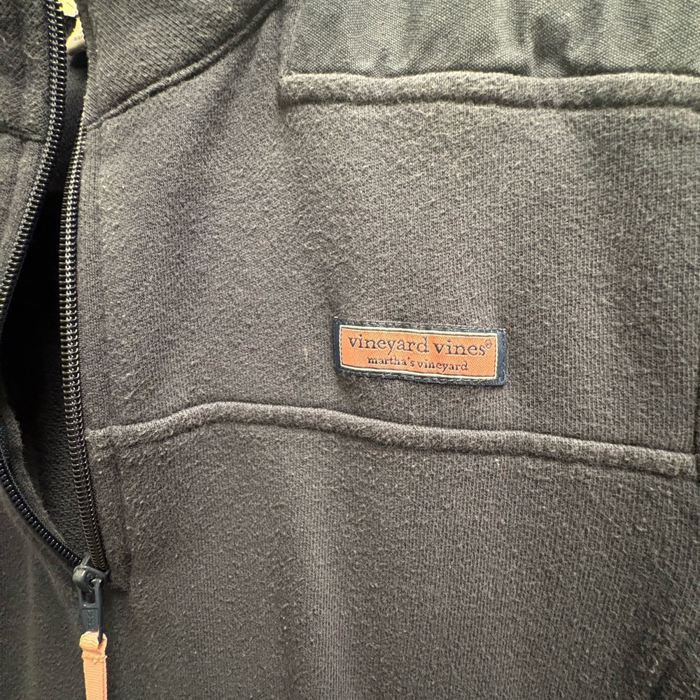 Vineyard Vines Women's Blue Zip-Up Sweater - Picture 2 of 3